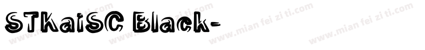 STKaiSC Black字体转换